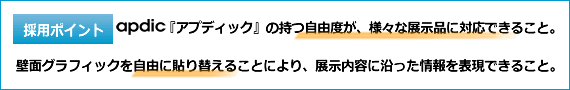 展示ケース　アプディック　ケース